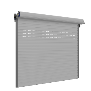 Cửa Cuốn Tấm Liền Nan Nhôm Thế Hệ Mới 