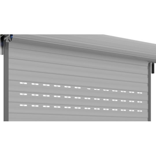 Cửa Cuốn Tấm Liền Nan Nhôm Thế Hệ Mới 